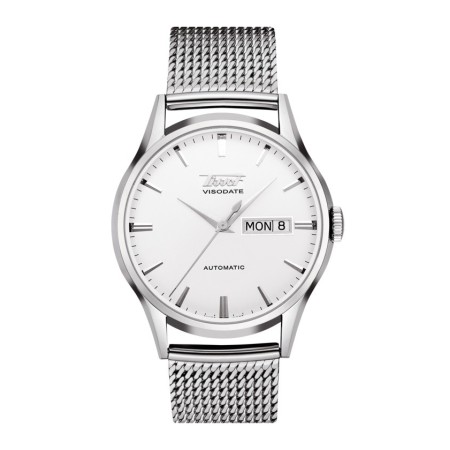 Heritage Visodate Automatic silver watch - T0194301103100