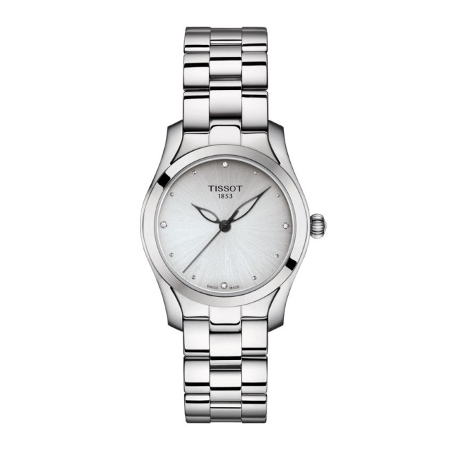 Orologio Tissot T-Wave donna silver T1122101103600