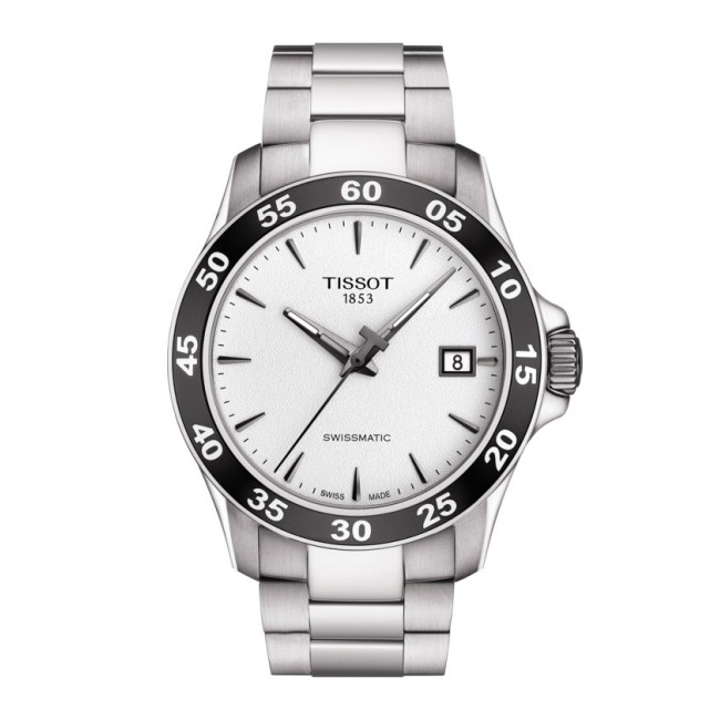Tissot V8 Swissmatic watch, silver T1064071103100