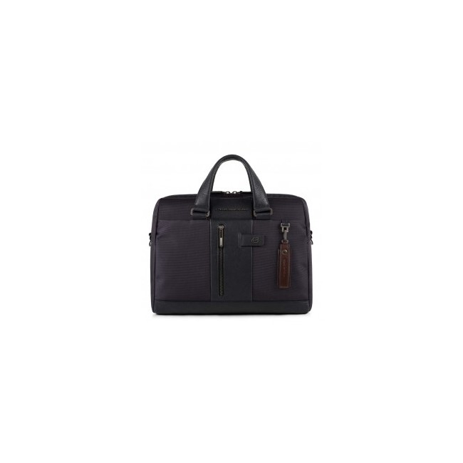 Piquadro Folder with two handles CONNEQU and anti-fraud RFID Brief blue