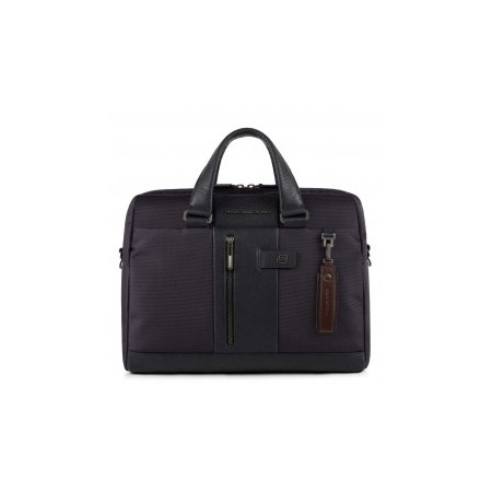 Piquadro Folder with two handles CONNEQU and anti-fraud RFID Brief blue