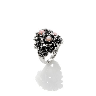 Anello donna Wild rose G.Raspini argento ed opale rosa - 10101
