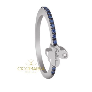 Anello Just Salvini con zaffiri e brillanti - 20054174