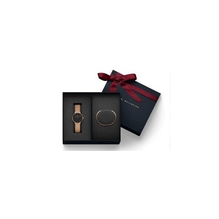 Geschenkbox Daniel Wellington und Armreif Rosé
