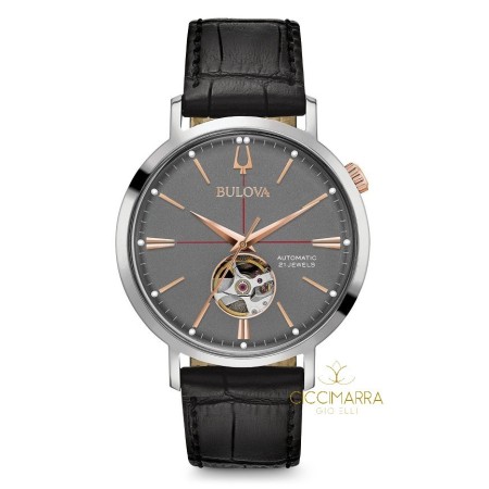 Orologio Bulova Classico Automatico pelle 96A187