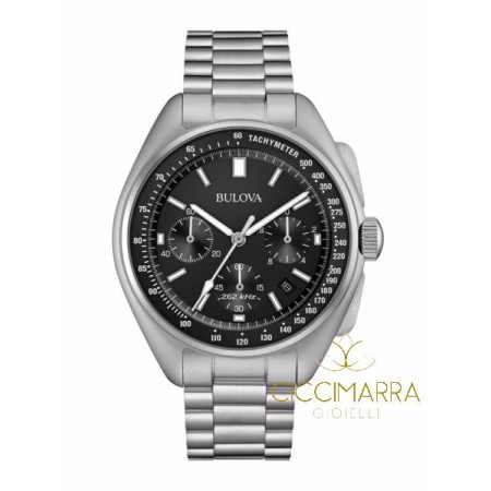 Bulova Lunar Fliegeruhr Chronograph Stahl