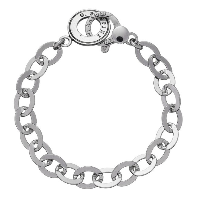 G. Raspini Silber Oval Kette Armband - 6426