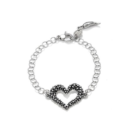 G.Raspini bracciale Swing cuore e cerchi a catena argento - 9549