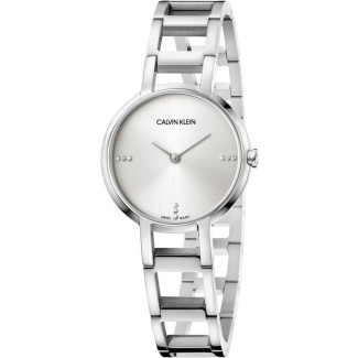 Calvin Klein Cheers Silberuhr mit Diamanten K8N2314W