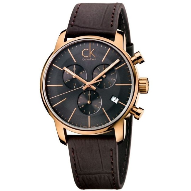 Orologio Calvin Klein Chrono City pelle - K2G276G3