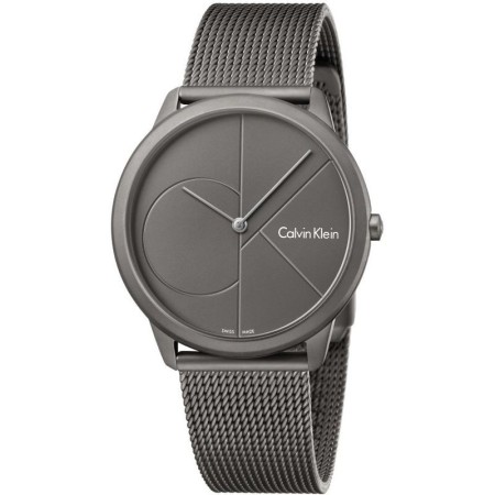 CK Minimal Steel Milan milestone smoked watch - K3M517P4