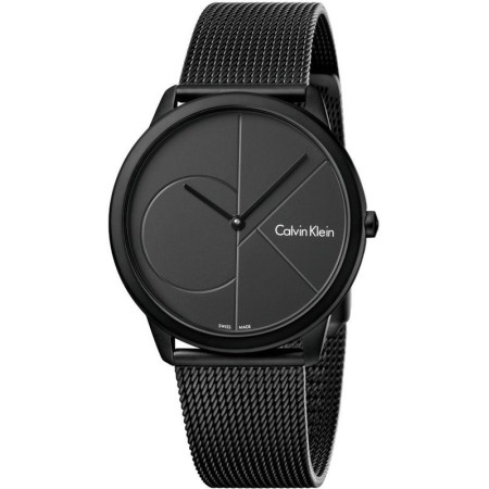 Orologio CK Minimal Acciaio maglia milanese nero - K3M517P4