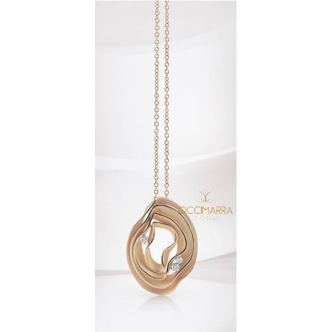 Annamaria camilli Dune necklace in orange gold GPE2444J