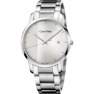 Orologio Calvin Klein City acciaio rigato silver -  K2G2G14X