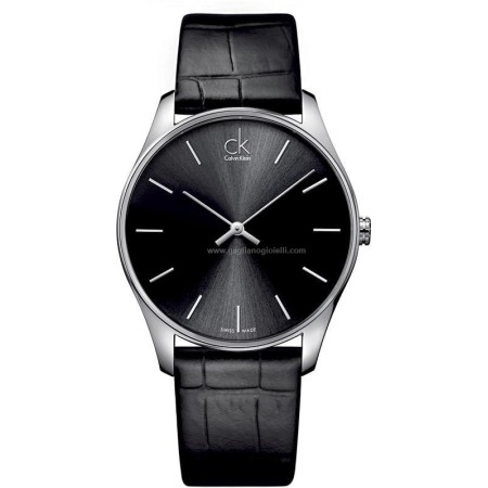 Calvin Klein Classic Gent Uhr mit Krokodildruck - K4D211C1