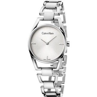Orologio Calvin Klein Dainty bracciale acciaio e diamanti - K7L2314T