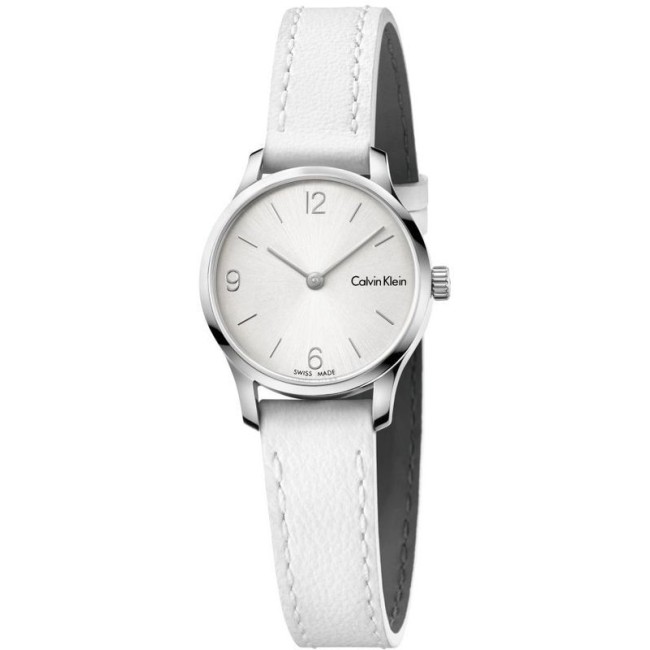 Calvin Klein Endless watch white quilted leather - K7V231L6