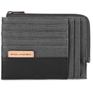 Bustina portamonete Piquadro Blade grigia - PU1243BL/GR