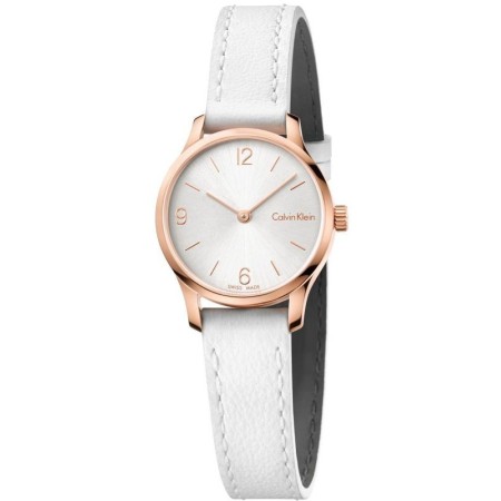 Calvin Klein Endless gesteppte weiße Rose Uhr K7V236L6