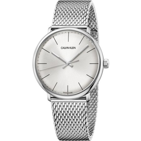 Calvin Klein High Noon watch Milanese white medium shirt K8M21126