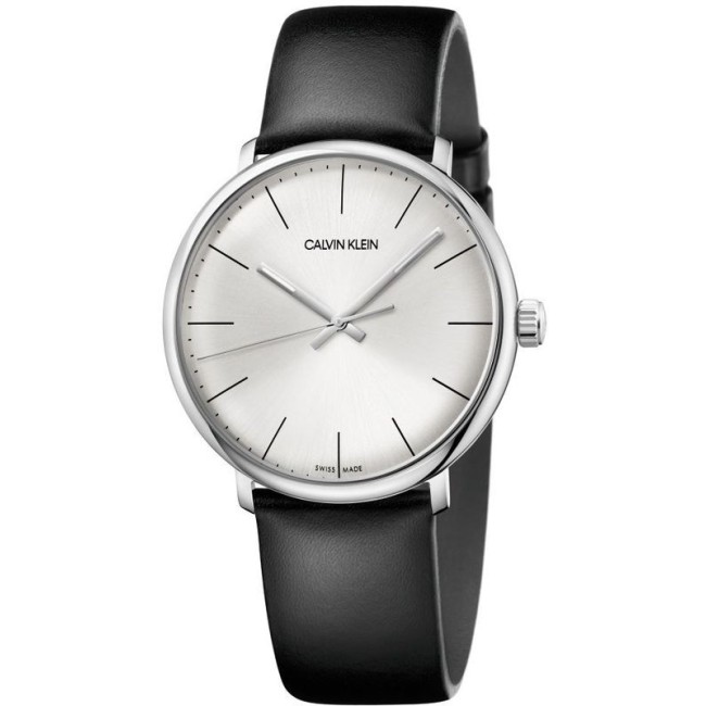 Calvin Klein High Noon Quartz Leder Uhr - K8M211C6