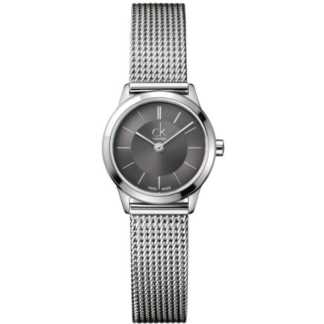 Orologio Calvin Klein Minimal Lady antracite maglia milano - K3M23124