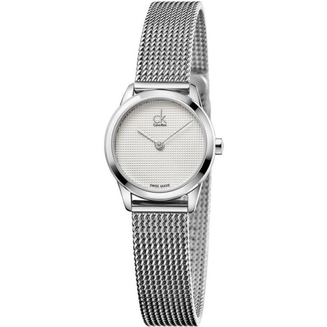 Orologio Calvin Klein Minimal Lady maglia milano small silver - K3M2312Y