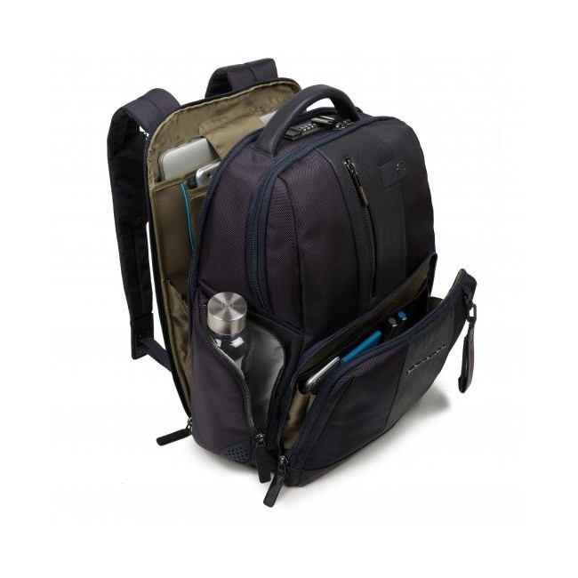 Piquadro Herren Kurze Blaue Rucksack - CA4439BRBM / BLU