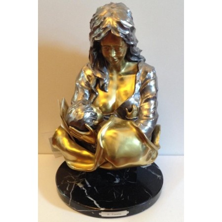 Scultura con base in marmo - V6184/LP