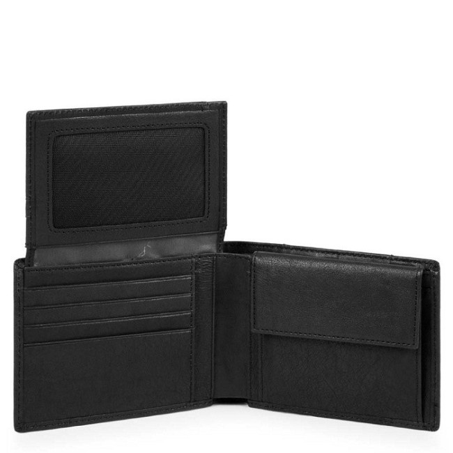 Man wallet Piquadro black Brief - PU1392BRR / N