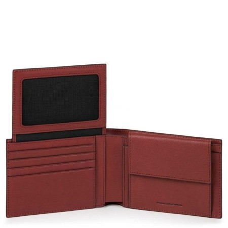 Portafoglio uomo Piquadro Black Square rosso