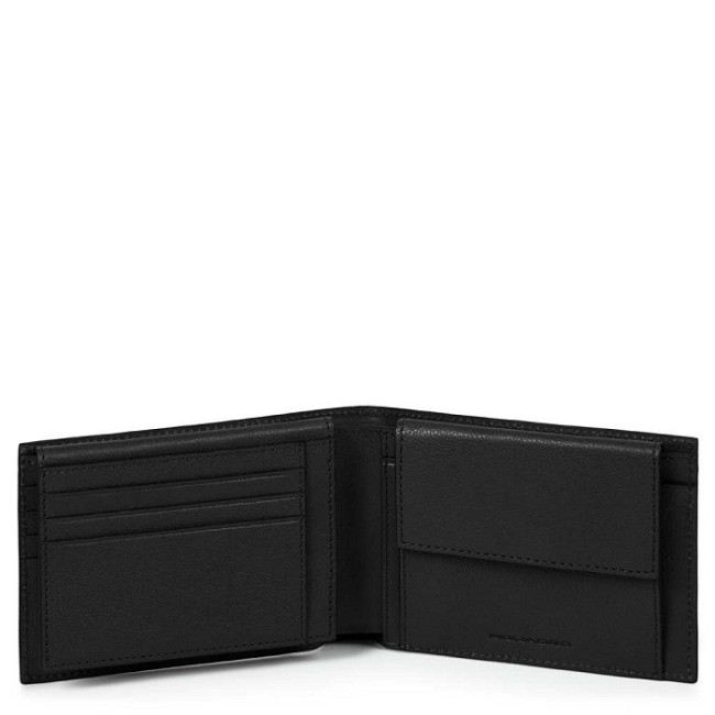 Piquadro Herrenbrieftasche Black Square schwarz