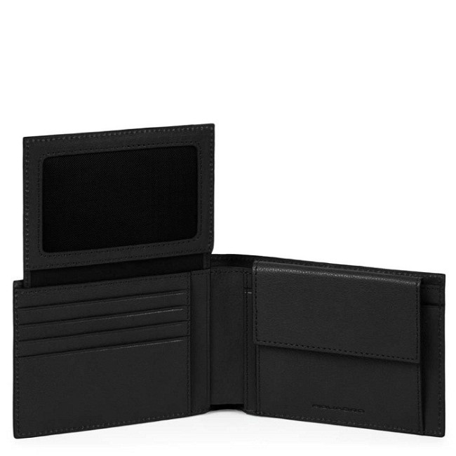Piquadro Herrenbrieftasche Black Square schwarz
