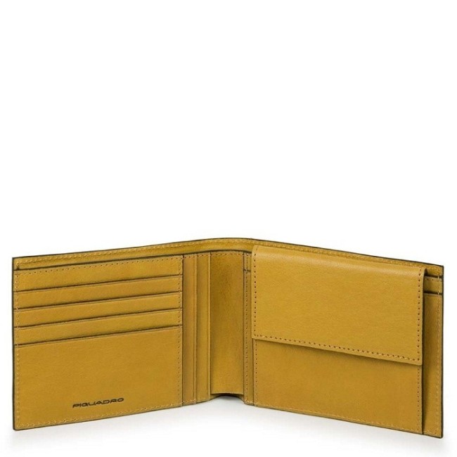 Portafoglio uomo Piquadro Black Square giallo PU257B3R/G