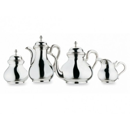 Four piece Silver Service-0030