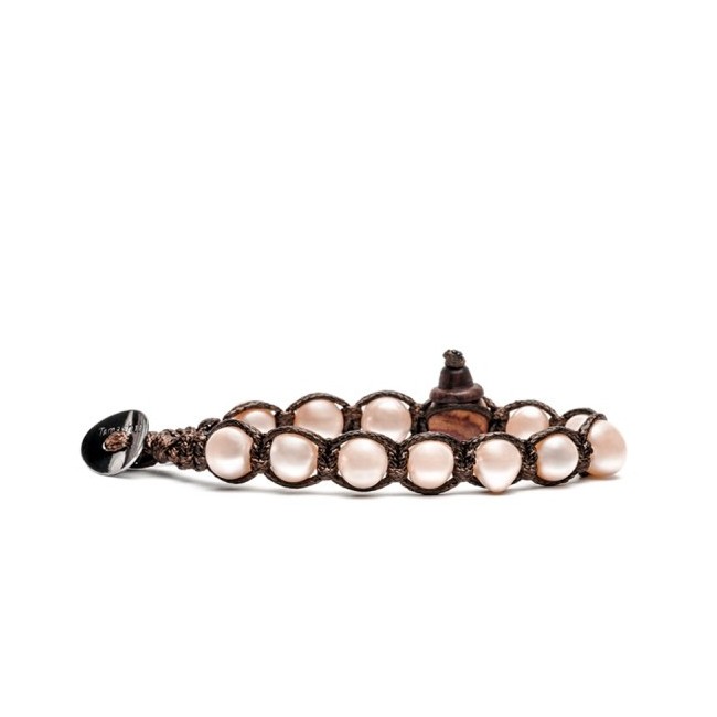 Bracciale Tamashii Perla rosa novità - BHS900-192