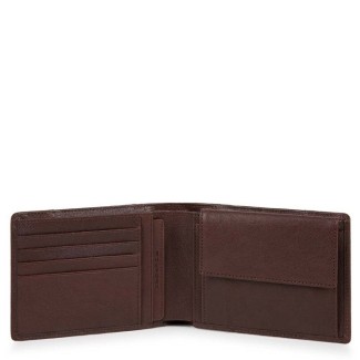 Wallets man Piquadro brown Brief - PU257BRR / TM 2