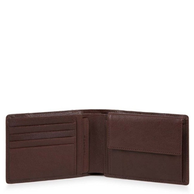 Wallets man Piquadro brown Brief - PU257BRR / TM