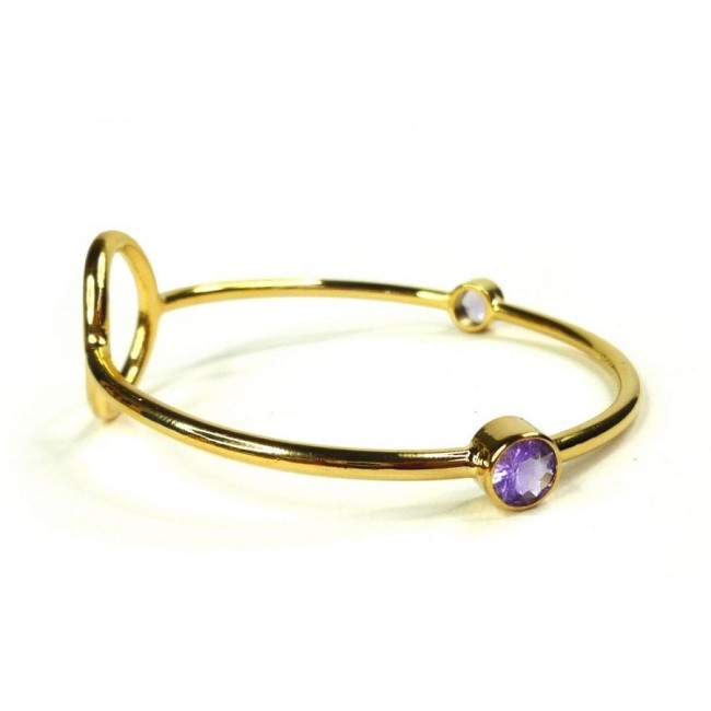 Emi & Eve Rigid Unity bracelet with Amethyst EEB046A