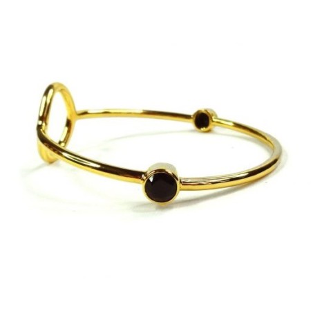Bracciale Emi& Eve Unity rigido con Onice EEB046N