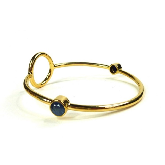 Rigid Emi & Eve Unity bracelet with Sapphire EEB046S