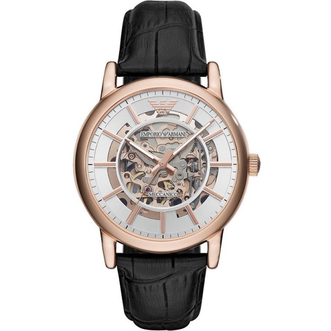 Empori Armani Luigi automatic rosè watch AR60007
