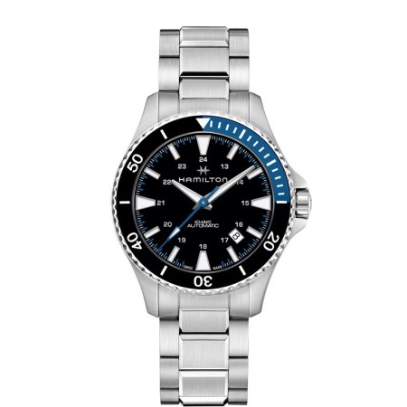 Khaki Navy Scuba Automatikuhr blau und schwarz