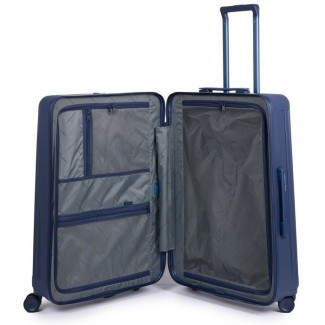 Piquadro Seeker Trolley medium blue BV4427SK / BLU 2