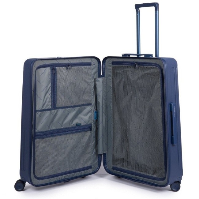 Piquadro Seeker Trolley mittelblau BV4427SK / BLU