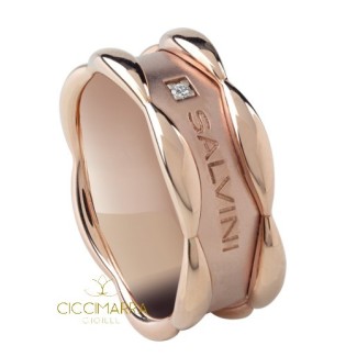 Salvini Sonniger Ring mit Roségoldband 20075599