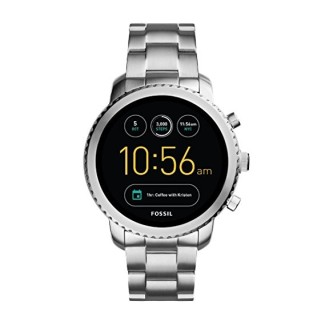 Watch Fossil Uomo Q Explorist polished steel - FTW4000
