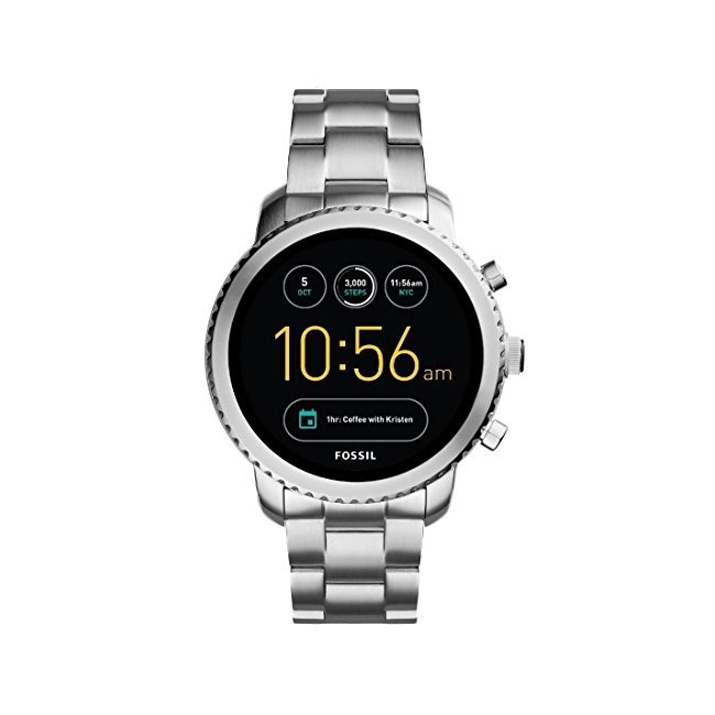 Orologio Fossil Uomo Q Explorist acciaio lucido - FTW4000