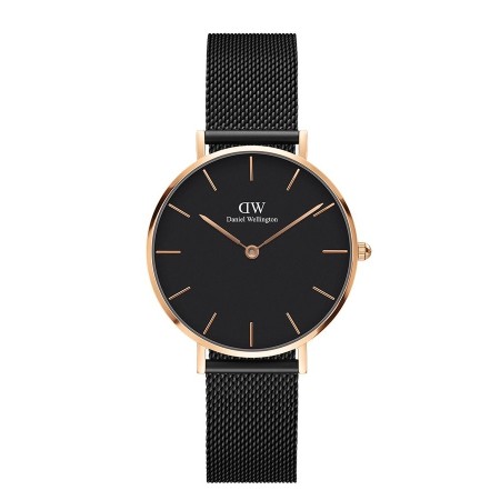 Daniel Wellington black and rose watch DW00100201