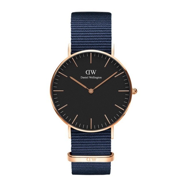 Daniel Wellington Bayswater watch 36mm rosè black